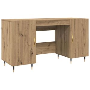 vidaXL Schreibtisch Artisan-Eiche Holzwerkstoff 140 x 50 x 75 cm