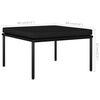 vidaXL 8-tlg. Garten-Lounge-Set mit Auflagen Schwarz PVC