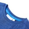 Kinder-T-Shirt Dunkelblau Melange 140