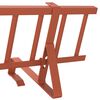 vidaXL Dachschneeschild Rot 300 x 29,5 x 34,5 cm Stahl