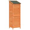 vidaXL Garten Shed Braun 59 x 56 x 176 cm Massivholz aus Fichte