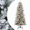 vidaXL K&uuml;nstlicher klappbarer Weihnachtsbaum 150 cm 150 LEDs