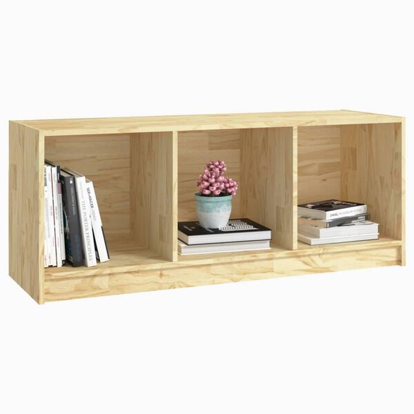 vidaXL TV-Schrank 104x33x41 cm Massivholz Kiefer
