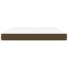 vidaXL Taschenfederkernmatratze Dunkelbraun 160x200x20 cm Stoff