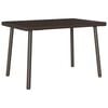 vidaXL Garten-Couchtisch Rechteckig Braun 60x40x37 cm Poly Rattan