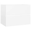 vidaXL Waschbeckenunterschrank Wei&szlig; 60x38,5x45 cm Holzwerkstoff