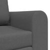 vidaXL Schlafsofa 60cm Dunkelgrau Stoff