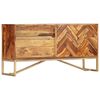 vidaXL Sideboard 118x30x60 cm Massivholz Akazie