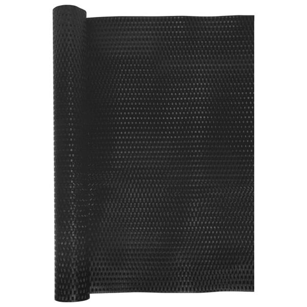 vidaXL Balkon-Sichtschutz Schwarz 1000x90 cm Poly Rattan