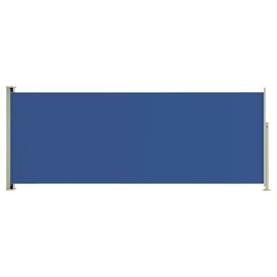 vidaXL Seitenmarkise Ausziehbar 200x500 cm Blau
