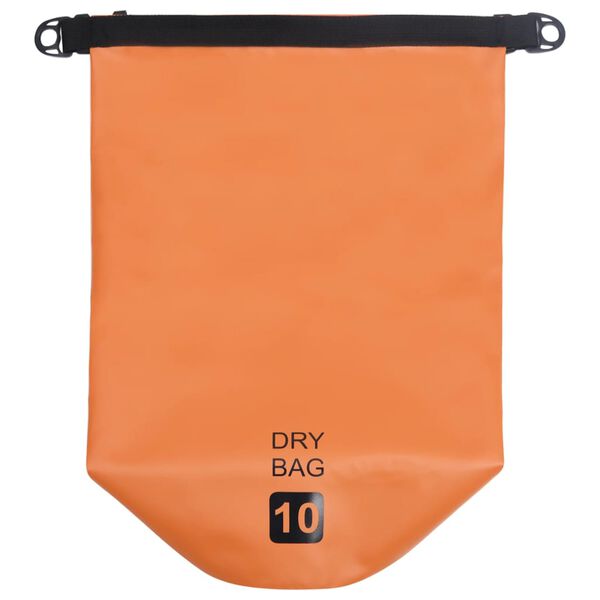 vidaXL Trockensack Orange 10 L PVC