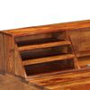 vidaXL Schreibtisch 110 x 50 x 94 cm Massivholz Akazie und Stahl