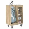 vidaXL Golf Schrank Mit Rad Uni Sonoma-Eiche 65 x 45 x 98 cm