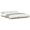 vidaXL Bettrahmen Braun 180 x 210 cm Massives Kiefernholz