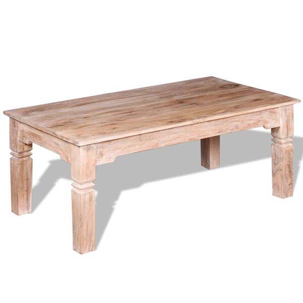 vidaXL Couchtisch Akazienholz 110x60x45 cm