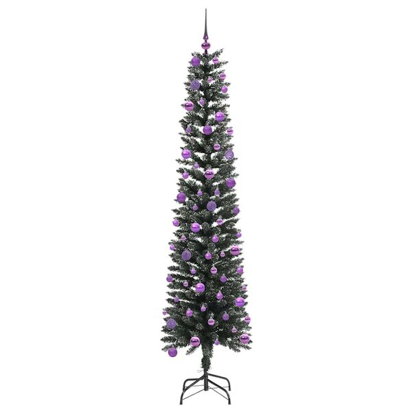vidaXL K&uuml;nstlicher Weihnachtsbaum mit 300 LEDs mit St&auml;nder Gr&uuml;n 240 cm