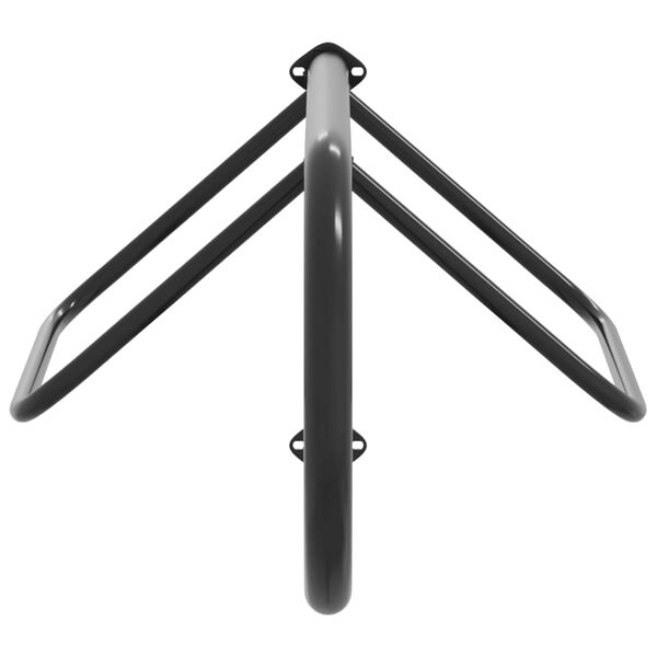 vidaXL Sattelhalter Wandmontage Schwarz Eisen