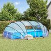 vidaXL Poolzelt Kuppel Transparent 640 x 432 x 205 cm PVC