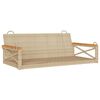 vidaXL H&auml;ngebank Beige 109x62x40 cm Poly Rattan