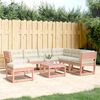 vidaXL 7-tlg. Garten-Lounge-Set mit Kissen Massivholz Douglasie