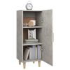 vidaXL Sideboard Betongrau 34,5x34x90 cm Holzwerkstoff