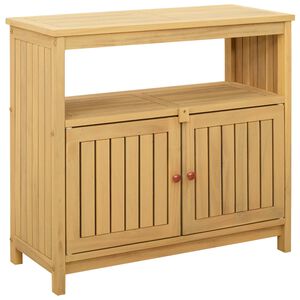 vidaXL Gartenkonsole Tisch Helles Akazienholz 80 x 35 x 75 cm
