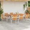 vidaXL Garten-Ess-Set 9 pcs Massives Akazienholz