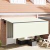 vidaXL Einziehbare Markise Creme 350 x 200 cm Polyester und Aluminium