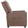 vidaXL Relaxsessel Taupe Stoff
