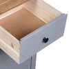 vidaXL Sideboard Grau 46x40x89 cm Kiefernholz Panama