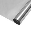 vidaXL Statische Reflektierende Solarfensterfolie Silber 60 x 1000 cm