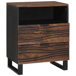 vidaXL Nachttisch Walnuss 50 x 33 x 62 cm Holzwerkstoff
