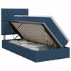 vidaXL Aufbewahrungsbett mit Matratze Blau 100 x 200 cm Stoff