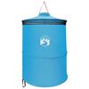 vidaXL Pop-up Toilette Zelt mit Aufh&auml;ngeseil Blau 97 x 126 cm