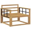 vidaXL Outdoor Mittelsofa Massivholz Akazie Wei&szlig;