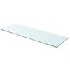 vidaXL Regalboden Glas Transparent 90x30 cm