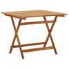 vidaXL Klappbarer Gartentisch 90x90x75 cm Massivholz Akazie