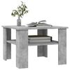 vidaXL Couchtisch Betongrau 60x60x42 cm Holzwerkstoff