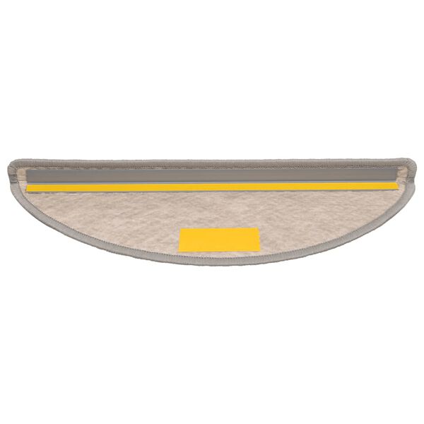 vidaXL Stufenmatten Selbstklebend Sisal-Optik 30Stk. 56x17x3cm Silbern