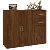 vidaXL Sideboard Braun Eichen-Optik 91x29,5x75 cm Holzwerkstoff