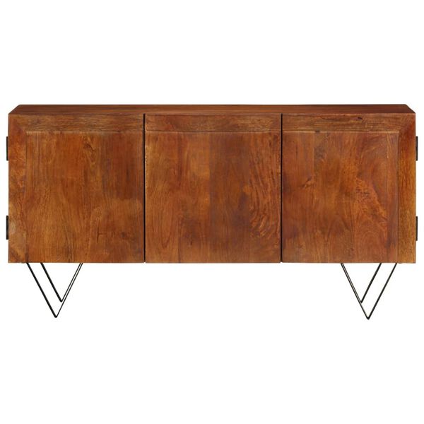 vidaXL Sideboard 110x35x56 cm Massivholz Mango