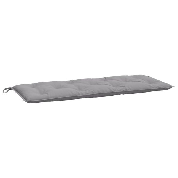 vidaXL Gartenbank-Auflagen 2 Stk. Grau 120x50x7 cm Oxford-Gewebe