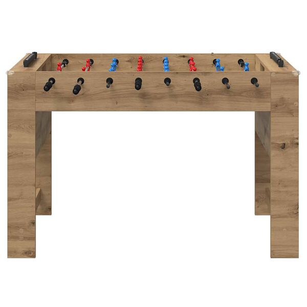 vidaXL Tischfu&szlig;balltisch Artisan-Eiche 125 x 60,5 x 80 cm