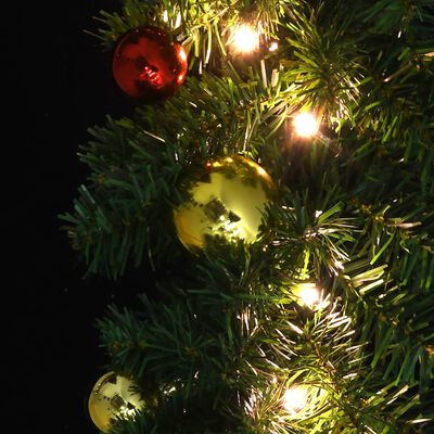 vidaXL Weihnachtsgirlande mit Kugeln und LED-Leuchten 5 m