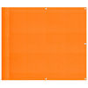 vidaXL Balkon-Sichtschutz Orange 90x1000 cm 100% Polyester-Oxford