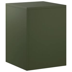 vidaXL Pflanzenst&auml;nder Olivgr&uuml;n 30 x 30 x 40 cm Wetterfeststahl