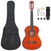 vidaXL 8-tlg. Klassikgitarren-Set f&uuml;r Anf&auml;nger 3/4 36"