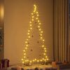 vidaXL Metall Weihnachtsbaum Gold 180 cm Pulverbeschichteter Stahl