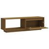 vidaXL TV-Schrank Honigbraun 110x30x33,5 cm Massivholz Kiefer