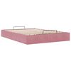 vidaXL Ottoman-Bett ohne Matratze Rosa 140x200 cm Samt